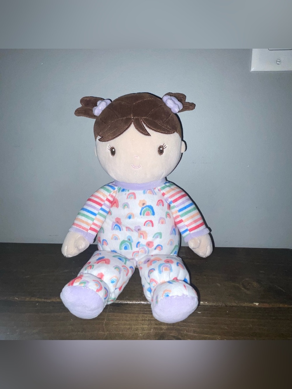 Baby ISABELLE Plush PLUMPIE Stuffed RAINBOW Doll - by Douglas Cuddle Toys